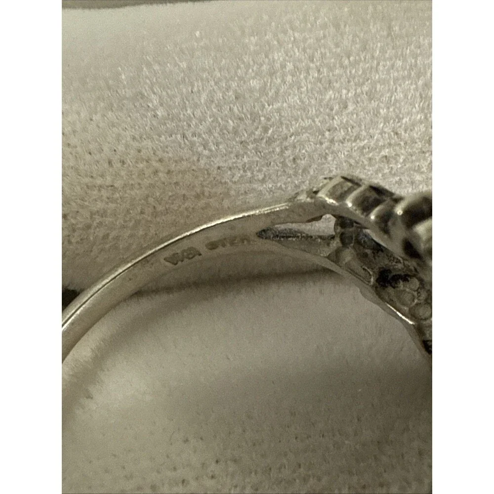 VTG Wheeler Manufact. Black Hills 925 Sterling Grape Leaves Sz 10.5 Ring 3.52g